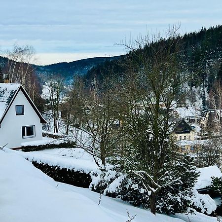 Urige Berghuette Mit Kamin Und Sauna Im Erzgebirge Nahe Schwarzwassertal Pobershau Екстер'єр фото